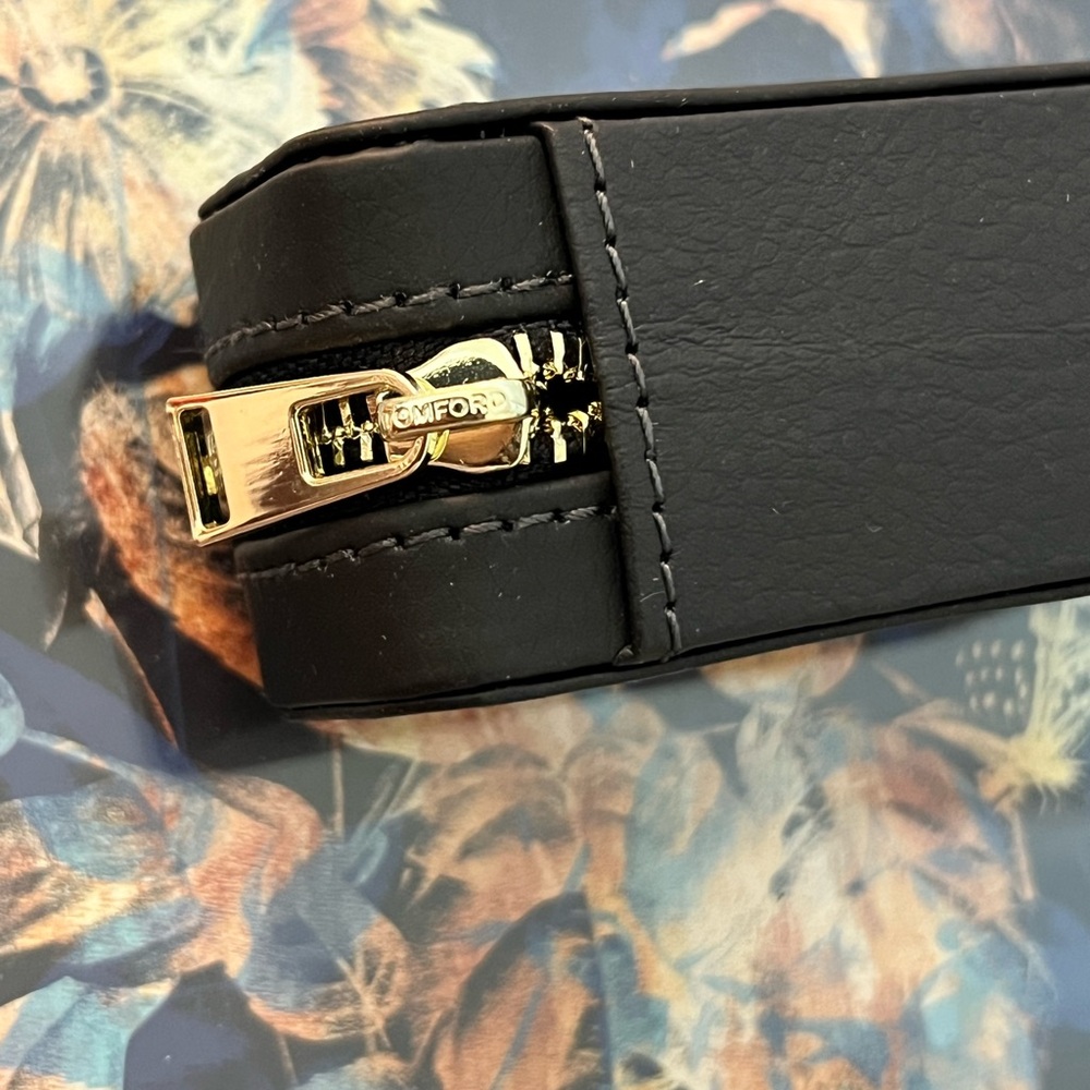 Tom Ford Black Leather Accessory Case - Picture 2 of 4